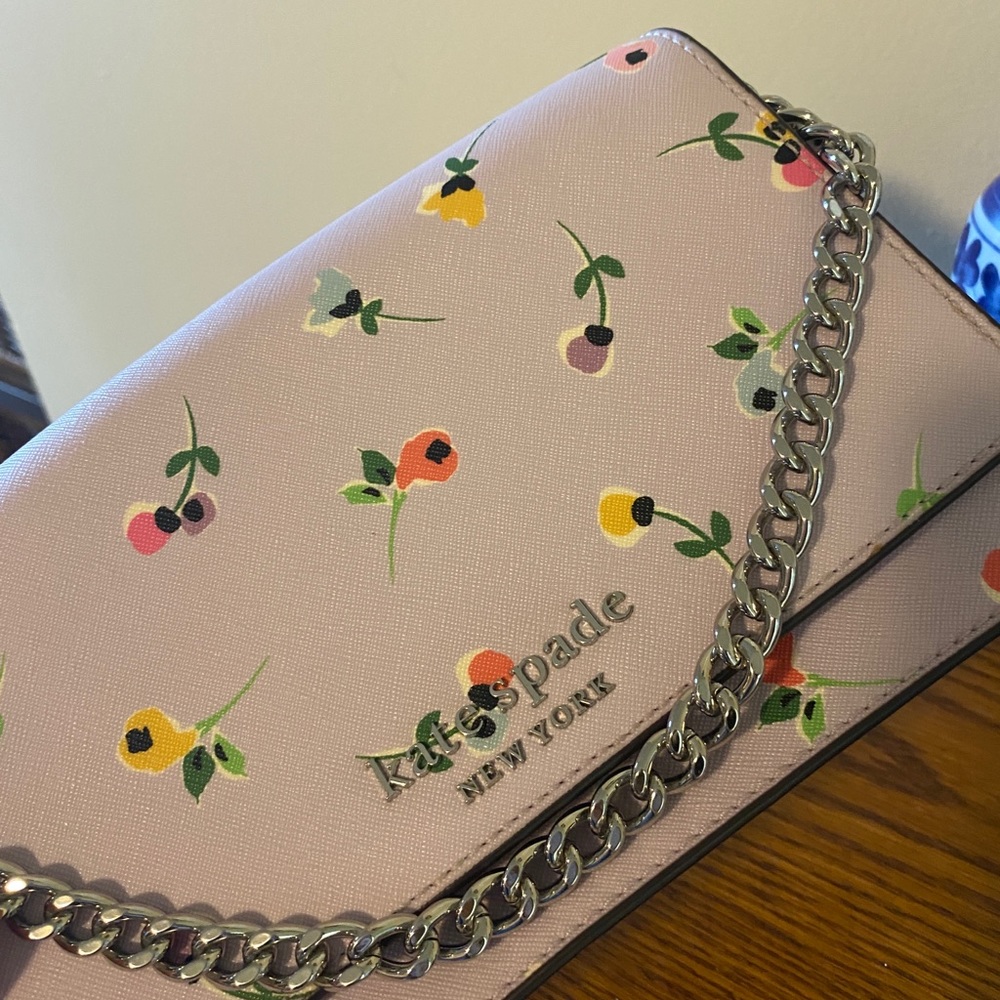 2019 Kate Spade NWT Cameron Wildflower Ditsy Convertible Crossbody + Wallet - Picture 6 of 13